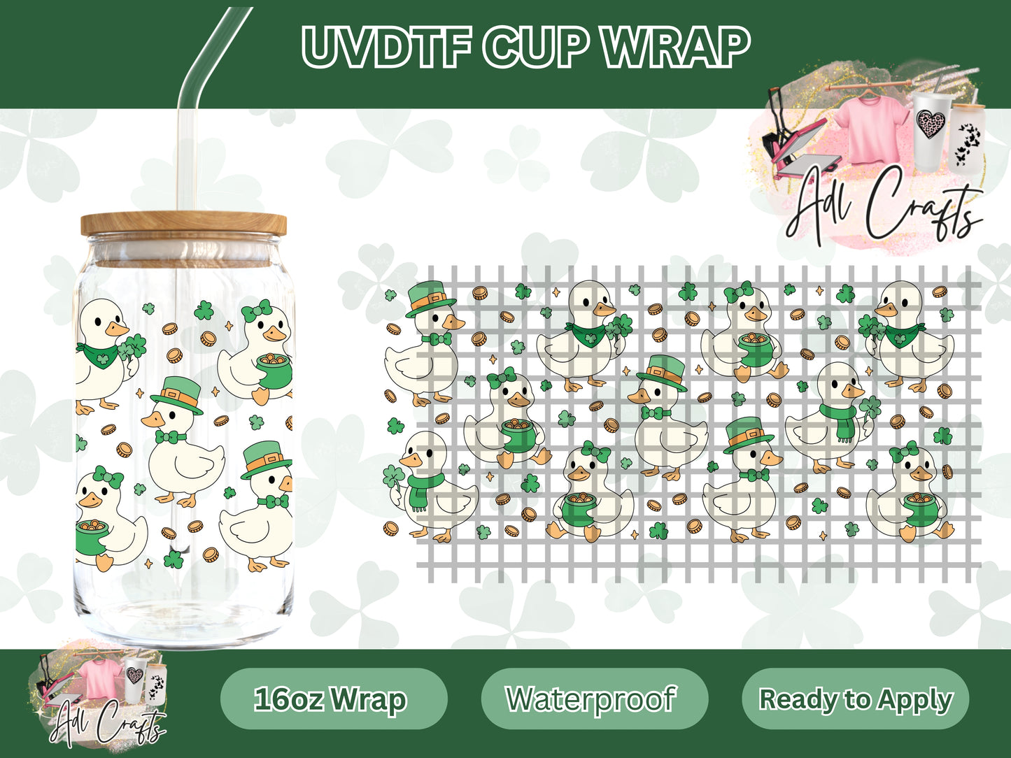 Ducks St. Patrick’s UVDTF WRAPS