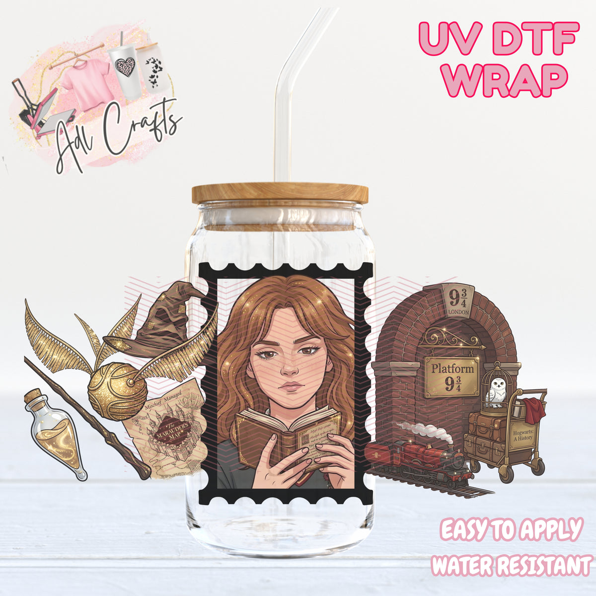 Wizard Character Girl UVDTF WRAPS