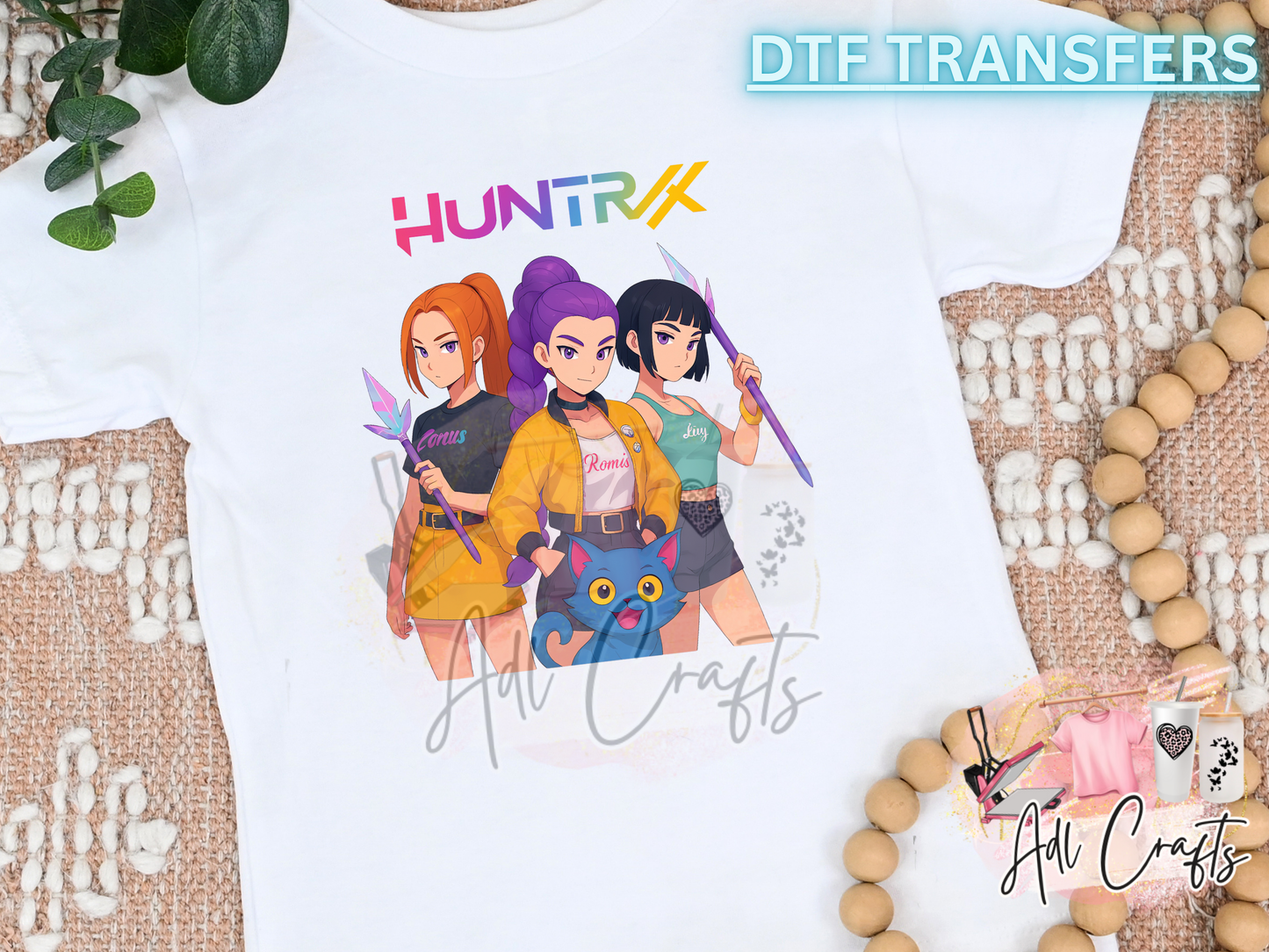 K-pop Cute demon girls DTF Transfer