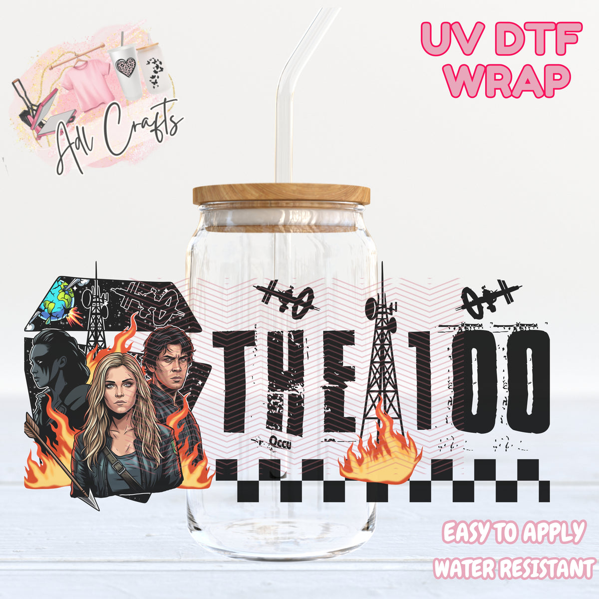 The 100 UVDTF WRAPS