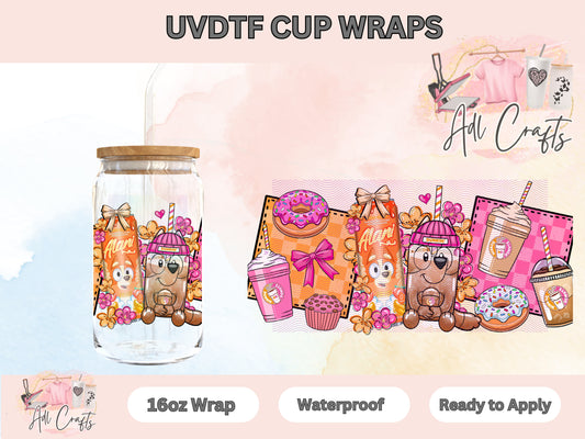 Bingo Caffeine drink Coffee UVDTF WRAPS
