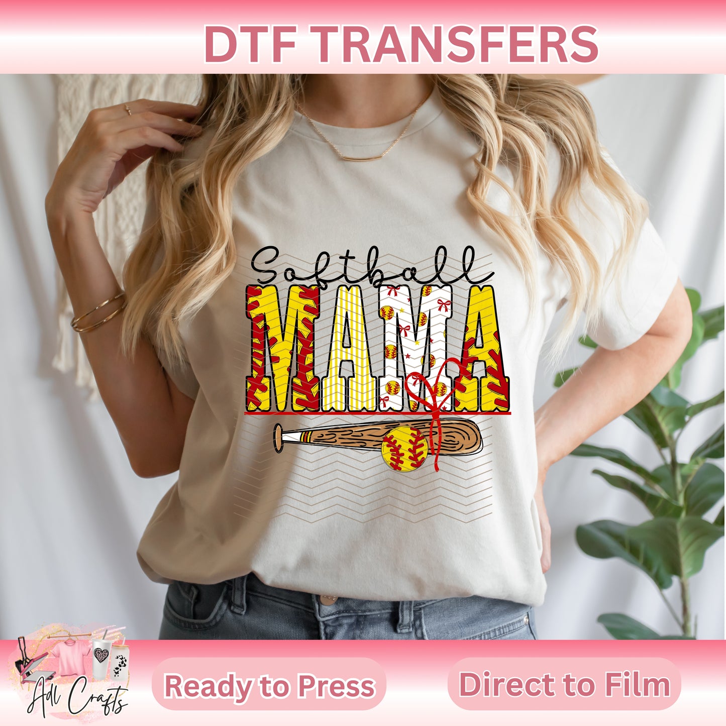 Softball Mama SPORTS DTF TRANSFERS