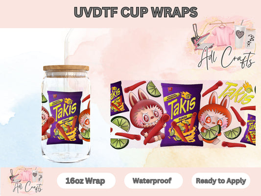 Purple spicy snack UVDTF WRAPS