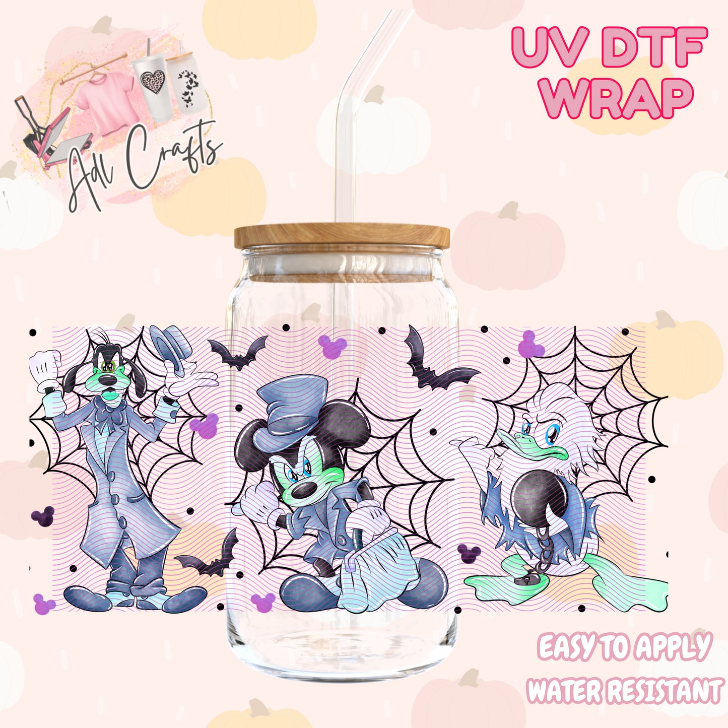 Main spooky mouse Halloween Cup wrap