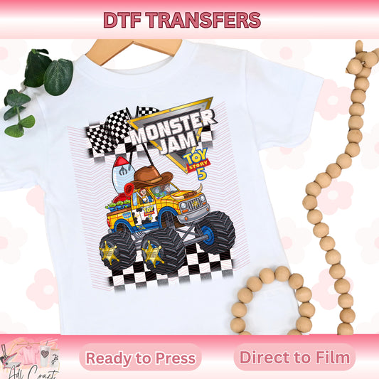 Monster Toy Kids DTF Transfer