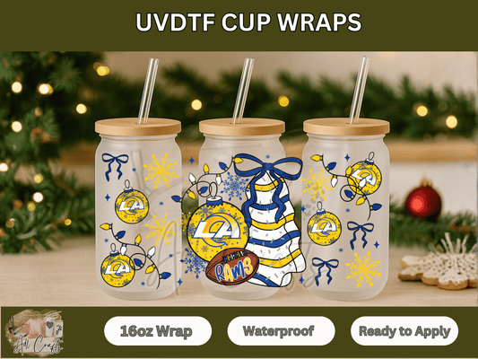 UVDTF WRAPS Christmas NFL Rams