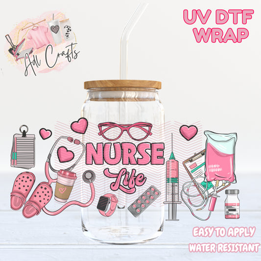 nurse life UVDTF WRAPS Medic
