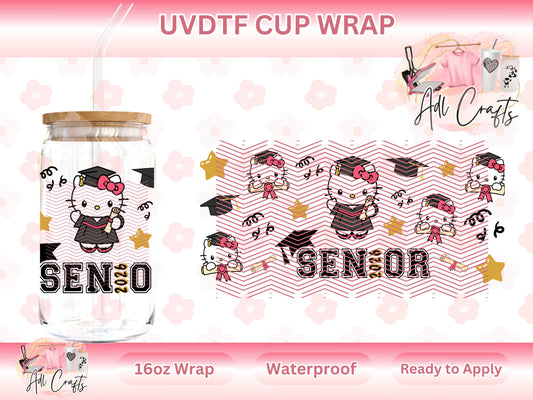 Kitty Graduation 2026 UVDTF WRAPS