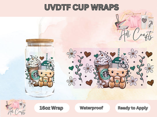 Kittyrista Coffee UVDTF WRAPS