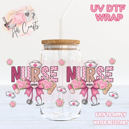 coquette nurse girly UVDTF WRAPS Medical