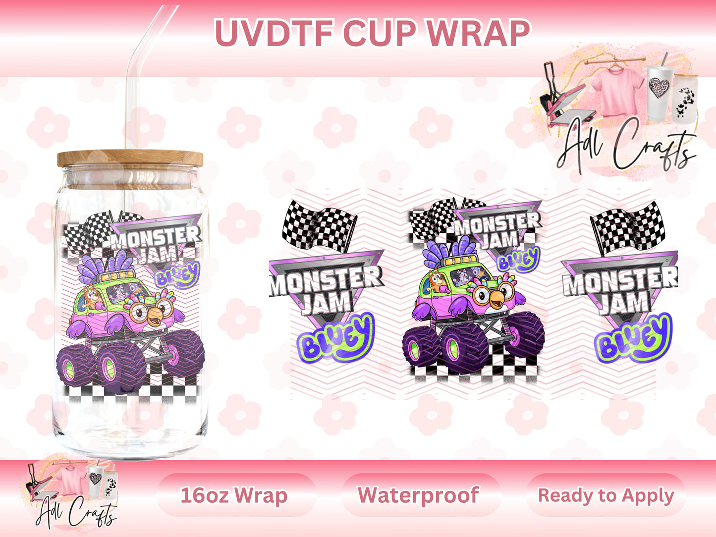 Blue Dog UVDTF WRAPS