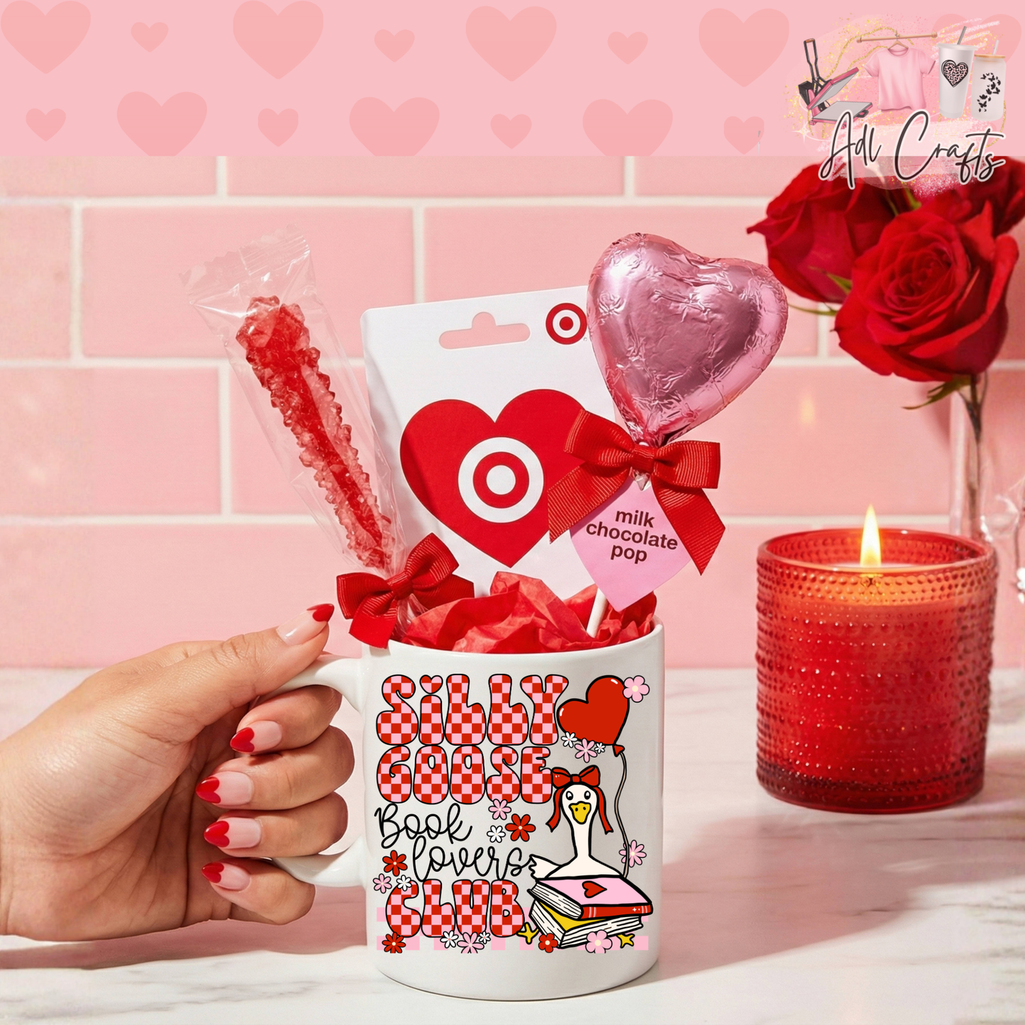 Silly goose Valentines Uv Dtf Decal