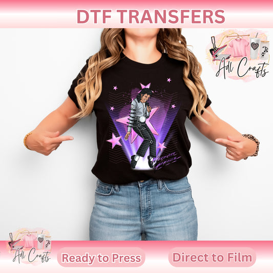 Jackson Purple DTF Transfer