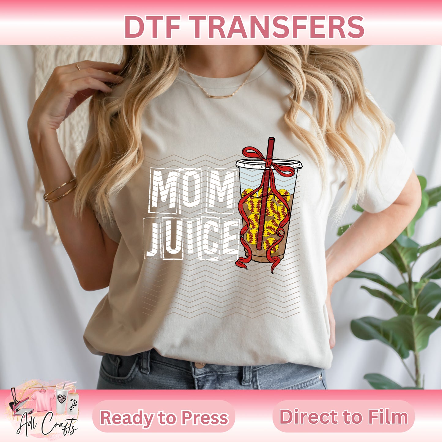 Mom Juice softball SPORTS DTF TRANSFERS