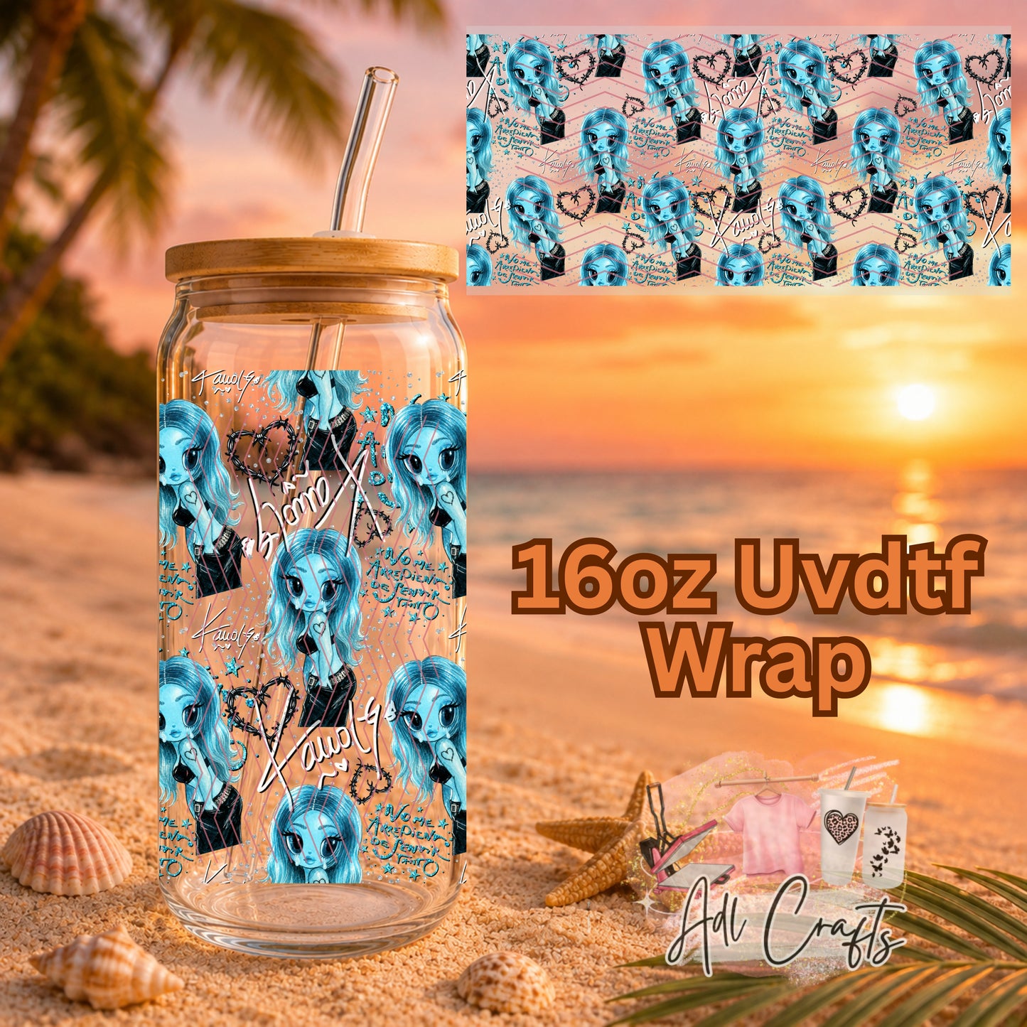 Karol Blue UVDTF WRAPS