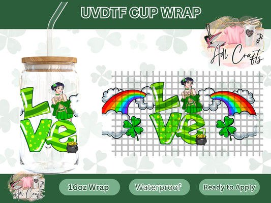 Zoey Love demon hunter girls  St. Patrick’s UVDTF WRAPS