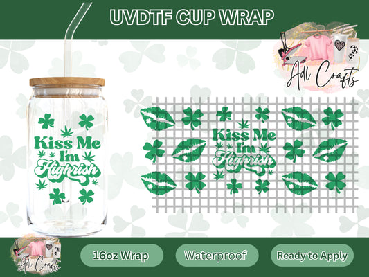 Kiss me St. Patrick’s UVDTF WRAPS