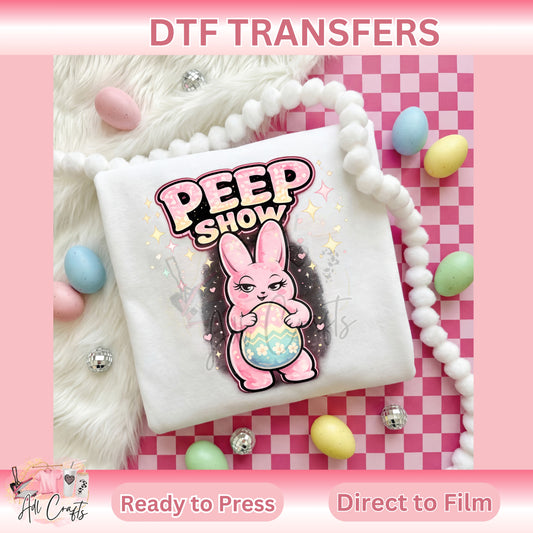 Peep Show Easter DTF Transfer