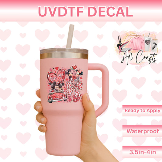 Magical couple valentines Uv Dtf Decal