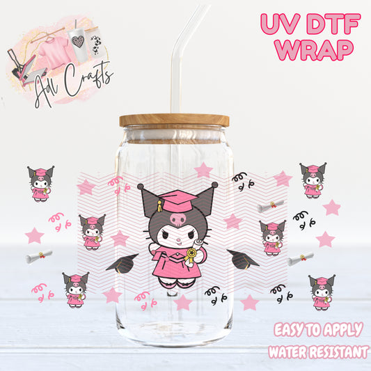 Class Grad Kuro Pink Graduation UVDTF WRAPS