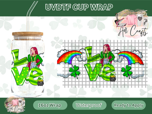 Love demon hunter girls  St. Patrick’s UVDTF WRAPS