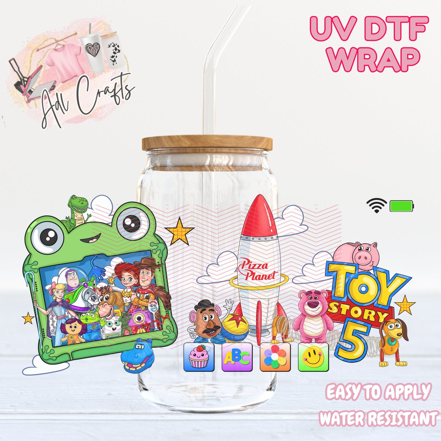 TS5 all characters UVDTF WRAPS Ready to apply