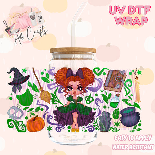Evil step sister Halloween Cup wrap