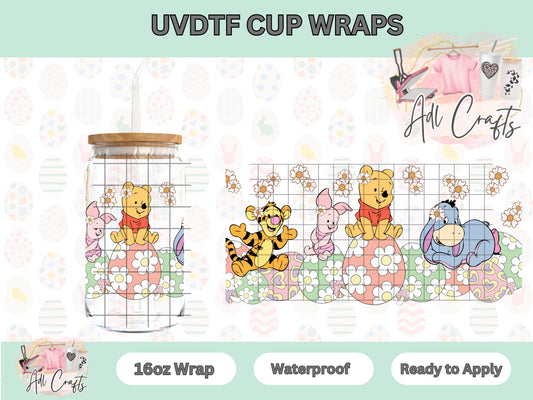 Honey Bear Friends UVDTF Cup Wrap