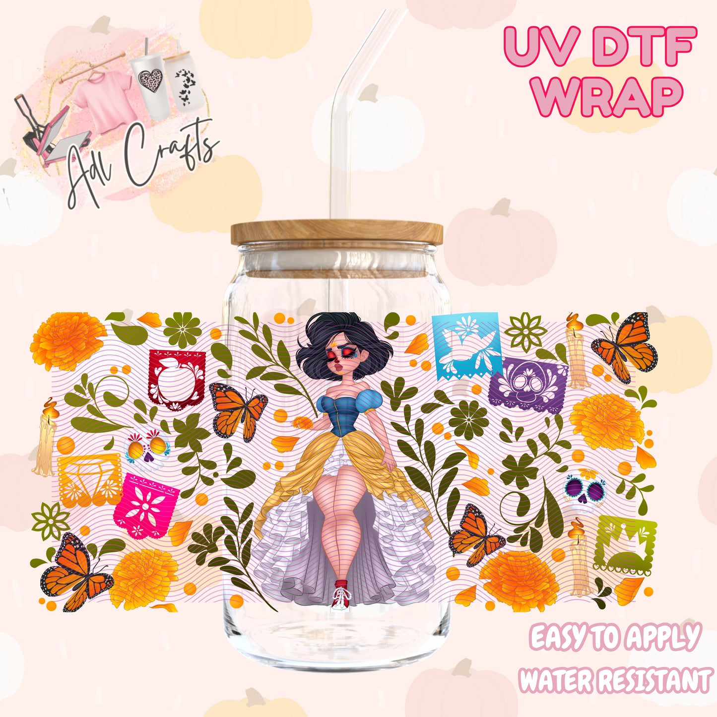 Princes Snow white Katrina  Halloween Cup wrap