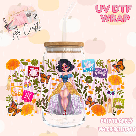 Princes Snow white Katrina  Halloween Cup wrap