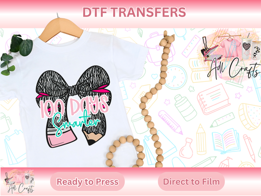 Zebra Bow 100 Smarter DTF Transfer