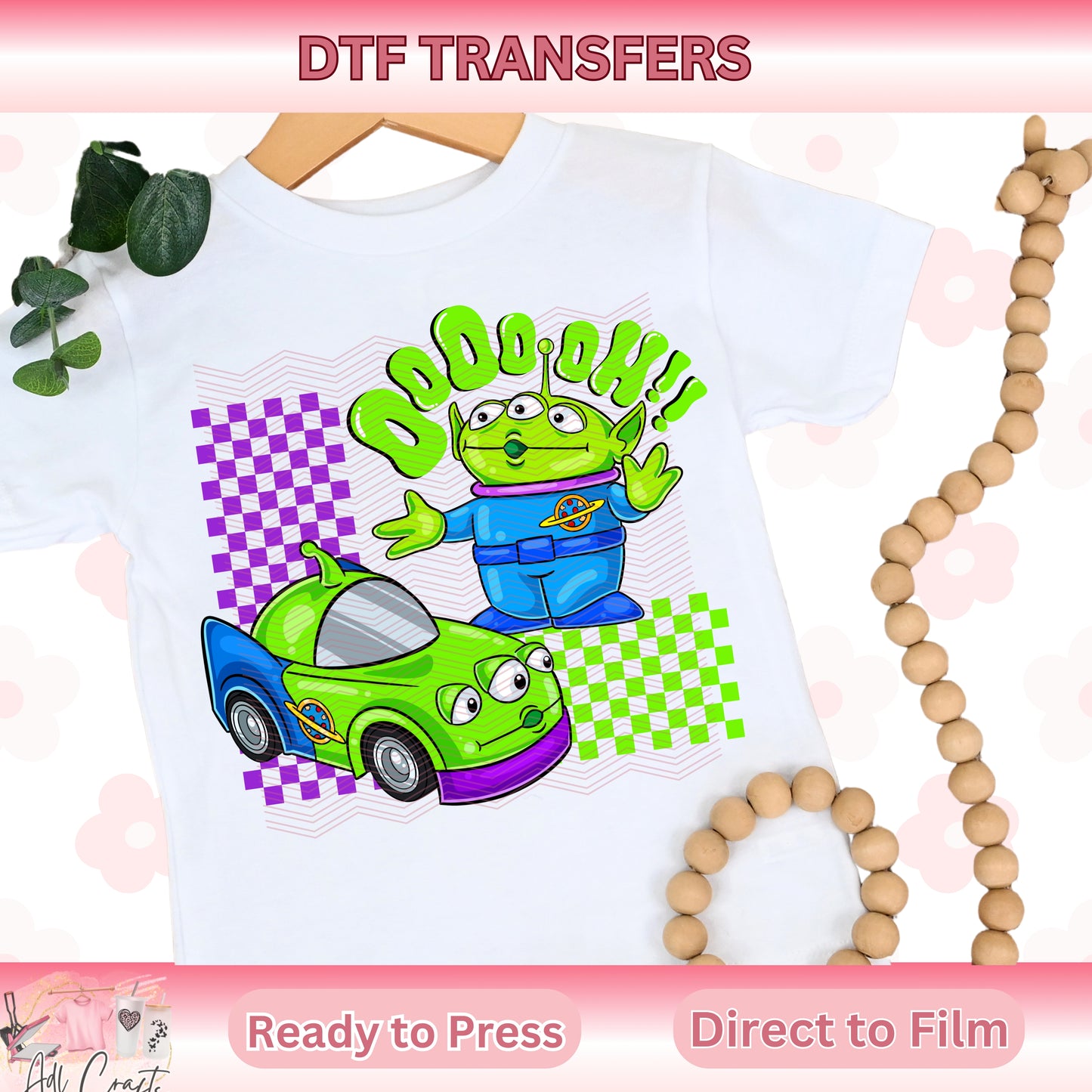 Toy Alien Kids DTF Transfer