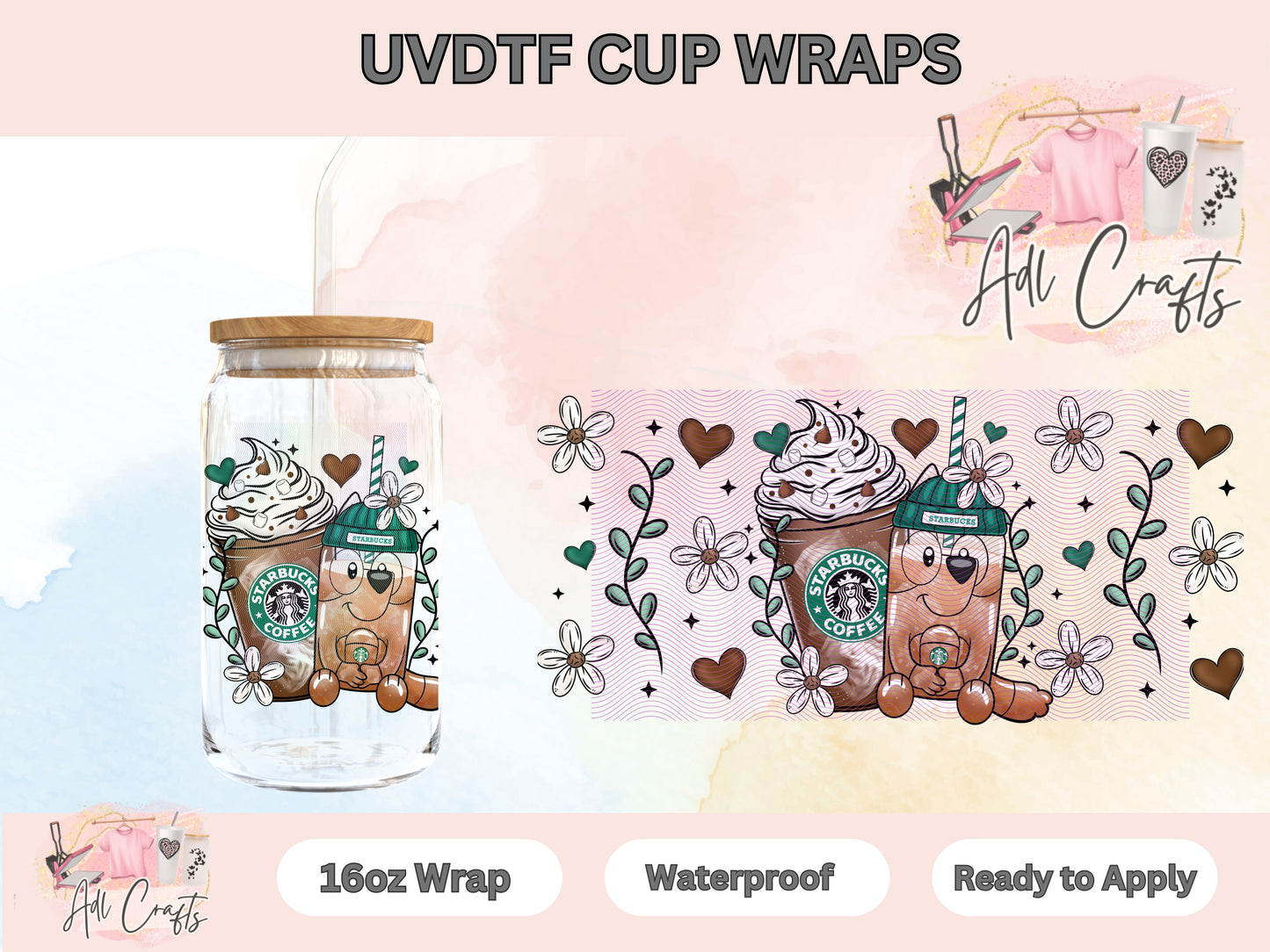 Blueyrista Coffee UVDTF WRAPS
