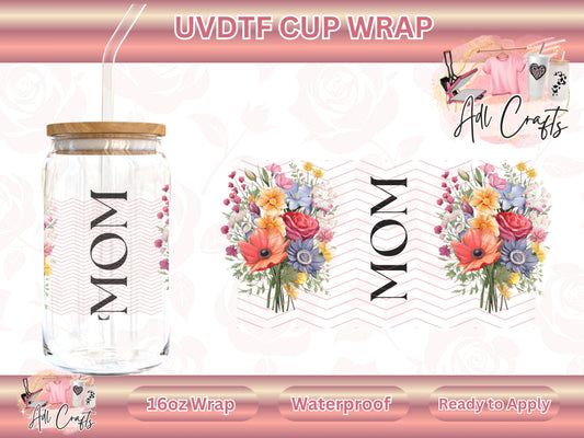 MOM Colorful Mother's Day UVDTF WRAPS