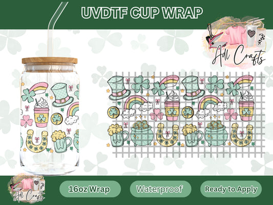 Lucky charms pastel St. Patrick’s UVDTF WRAPS