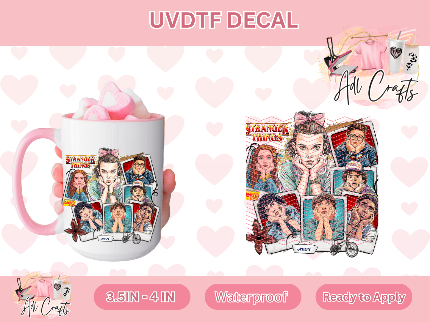 Pictures Strangers Uv Dtf Decal