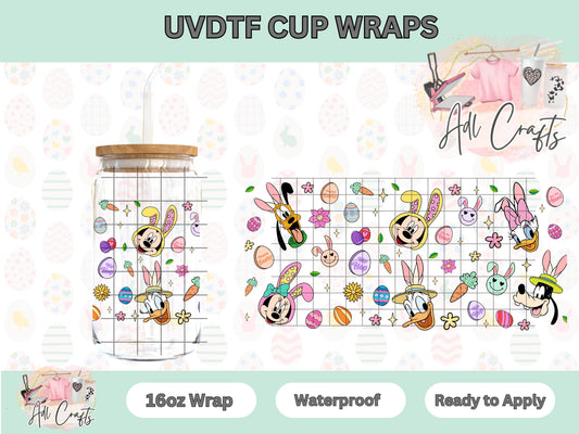 Magic Friends Faces Easter UVDTF Cup Wrap