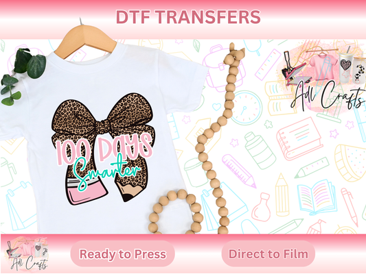 Cheetah Bow 100 Smarter DTF Transfer