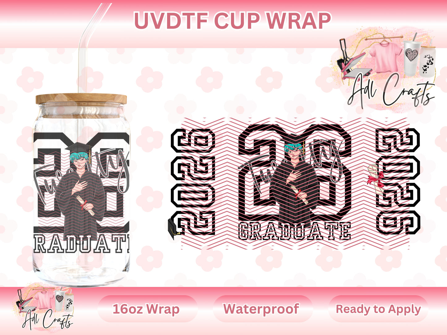 Baby Saja Boys Graduation 2026 UVDTF WRAPS
