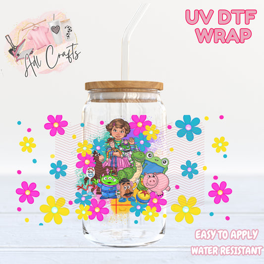TS5 bonnie flowers UVDTF WRAPS Ready to apply