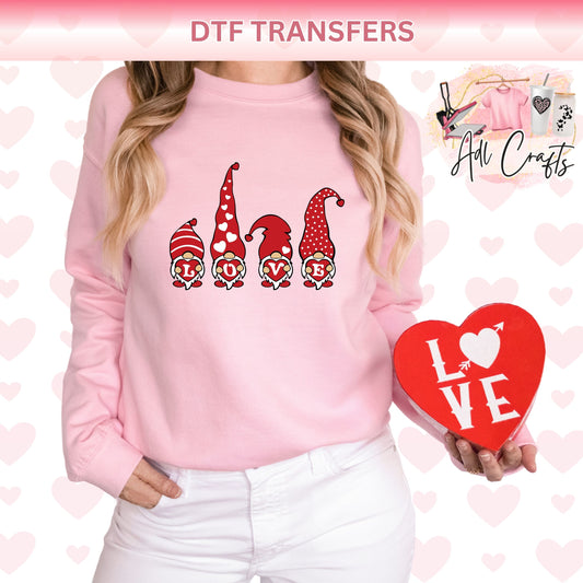 Love valentines DTF Transfer