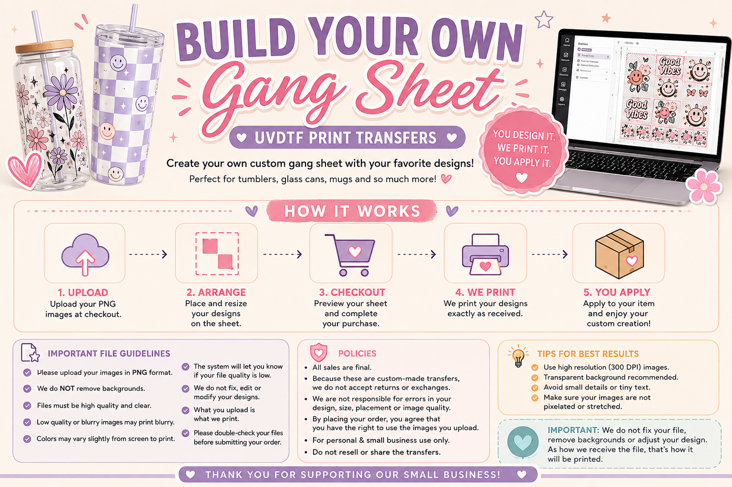 UVDTF Gangsheet Builder