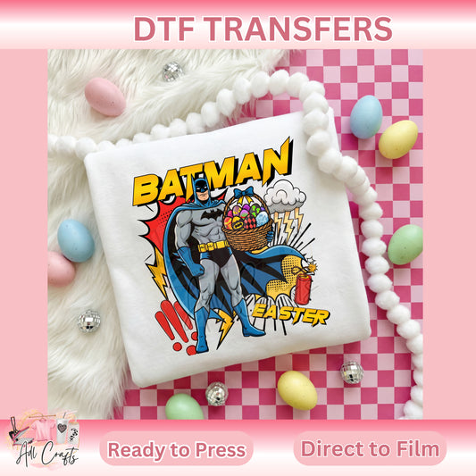 Bat man Easter DTF Transfer