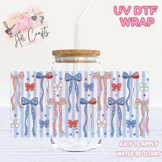 Coquette 4th of July UVDTF WRAPS