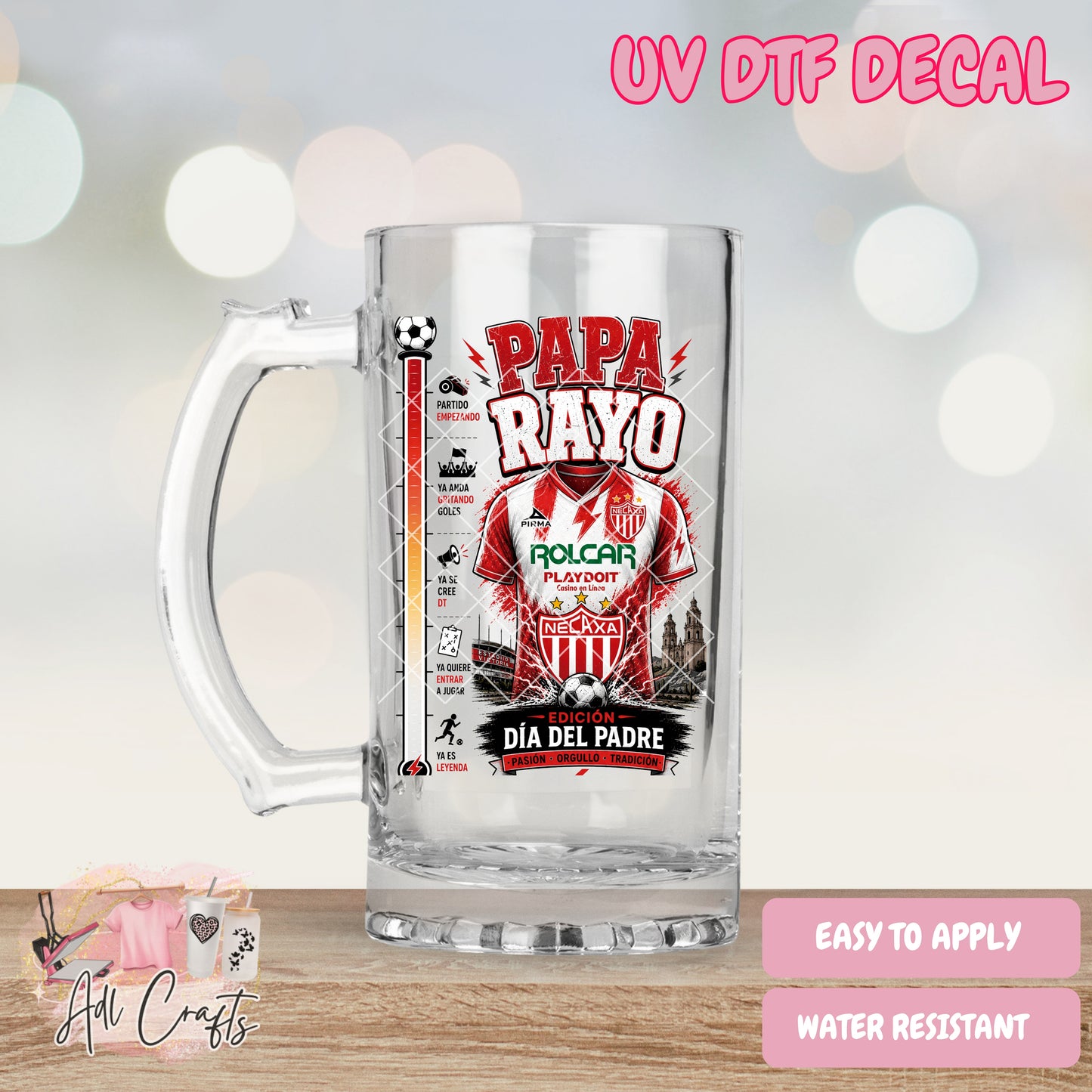 Papa rayo Father's Day Uv Dtf Decal