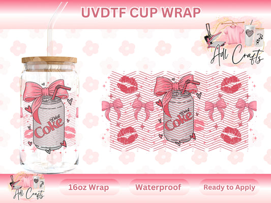 Coquette Soda Diet Gray Drink UVDTF WRAPS