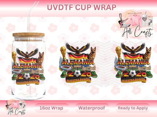 Alemania Mundial World Cup UVDTF WRAPS