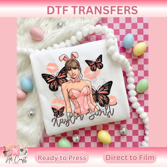 Tay Bunny Easter DTF Transfe