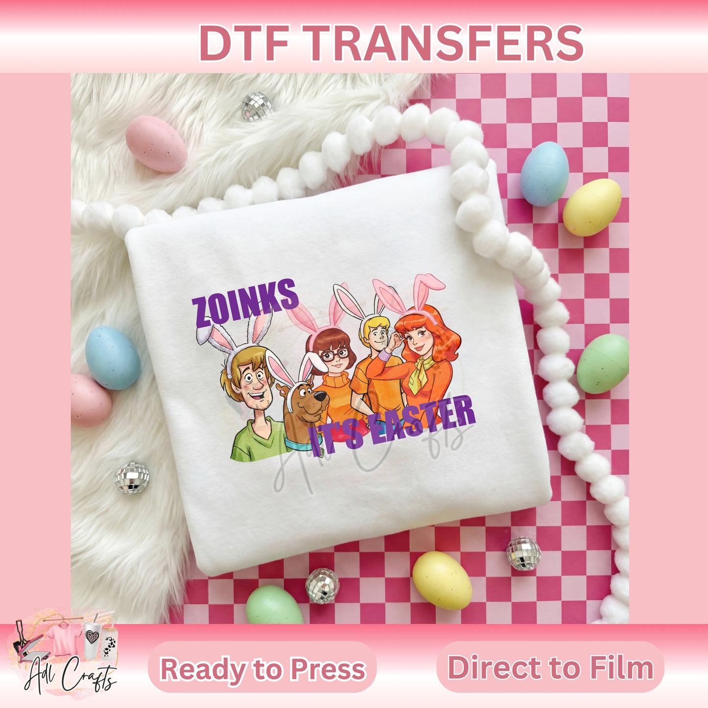 Scoo Easter DTF Transfer