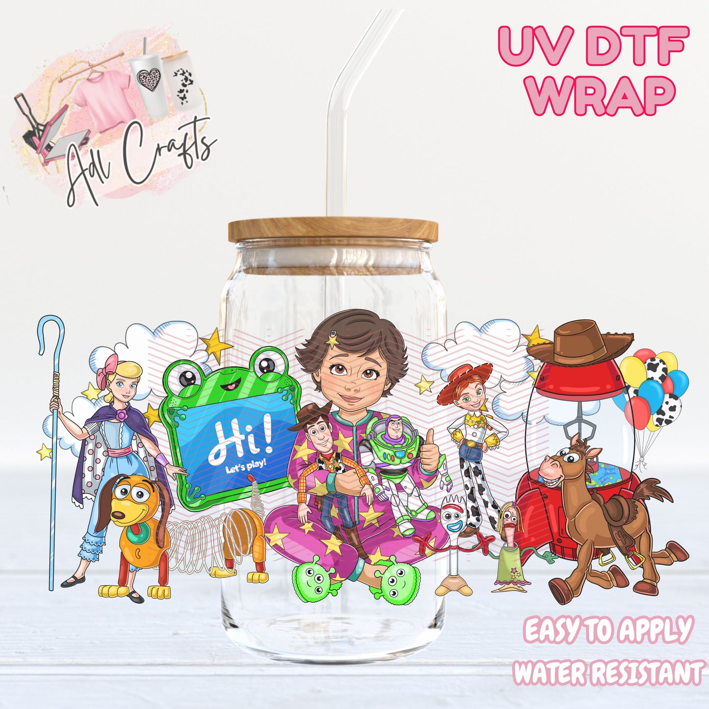 TS5 toys UVDTF WRAPS Ready to apply